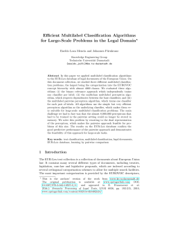 Efficient Multilabel Classification Algorithms for Large