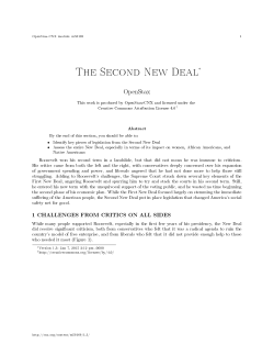 The Second New Deal