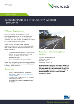 Detail Sheet - BarrierGuard 800 Steel Safety Barrier