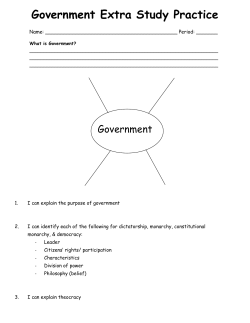 Government Extra Study Practice