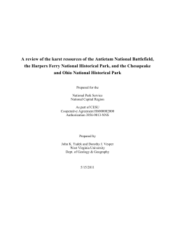 A review of the karst resources of the Antietam