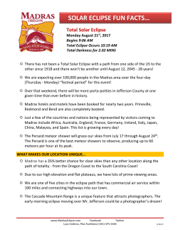 SOLAR ECLIPSE FUN FACTS&hellip;