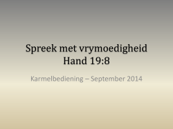 Die werking van die Heilige Gees