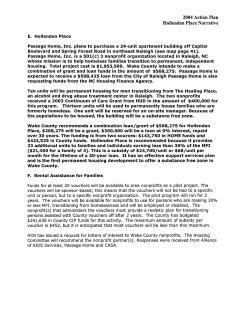 2004 Action Plan Hollenden Place Narrative E. Hollenden Place