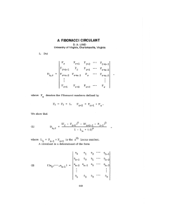 Full text - The Fibonacci Quarterly