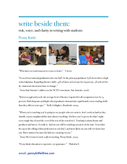 Conditions for Leading Writers