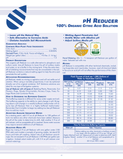 pH Reducer - Growth Products