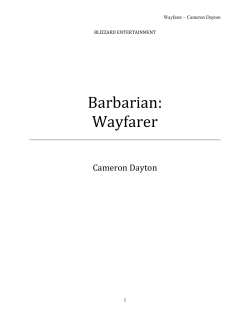 Barbarian: Wayfarer