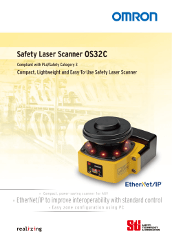 Safety Laser Scanner OS32C - OMRON Industrial Automation