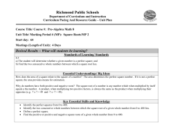 Math 8.5 - RPSTech