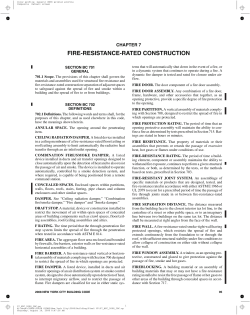 Chapter 7 - Fire-Resistance