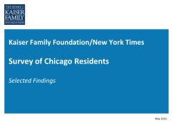 Survey of Chicago Residents