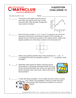 5-question challenge 13