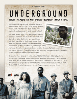to check out a viewer`s guide to &ldquo;Underground&rdquo;