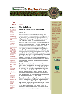 The Dullahan - The Irish Headless Horseman