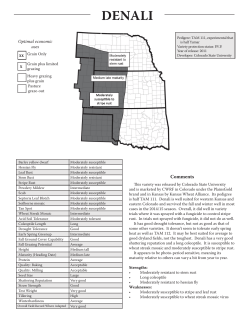 Denali Variety Page - Kansas Wheat Alliance