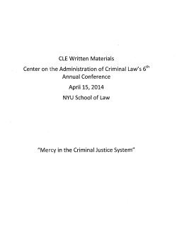 CLE Written Materials