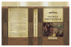 The Sermons of George Whitefield Volume 1