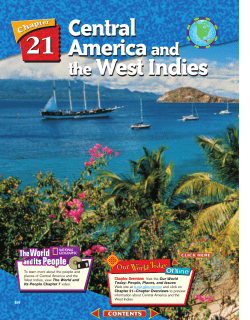 Chapter 21: Central America and the West Indies