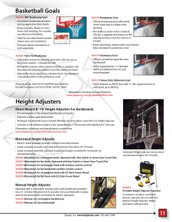 Basketball Goals Height Adjusters