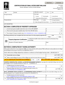 fillable pdf - Florida Department of Revenue