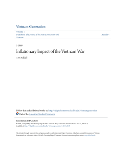 Inflationary Impact of the Vietnam War
