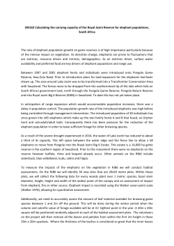 SW162 Calculating the carrying capacity of the Royal Jozini