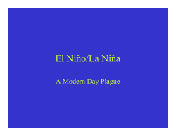 El Ni&ntilde;o/La Ni&ntilde;a