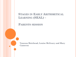 SEAL - Corstorphine Primary School