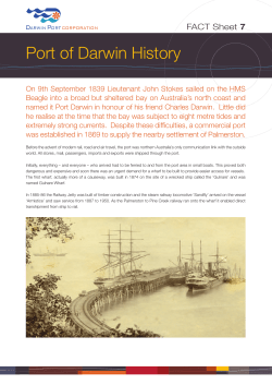 Port of Darwin History