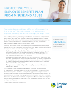 Protecting your employee benefits plan from misuse