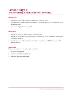 Lesson 8 - Stanford Medical Youth Science Program