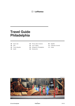 Philadelphia | Lufthansa &reg; Travel Guide