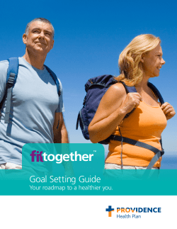 Goal Setting Guide - Providence Health Plan