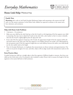 Home Link Help - Everyday Mathematics