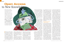 Open Access to New Knowledge - Atmospheric Chemistry and Physics