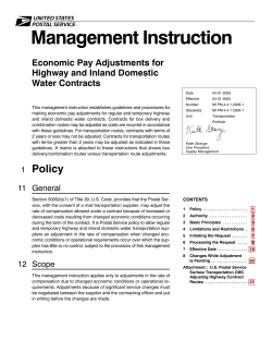 Management Instruction PM-4.4.1-2005-1