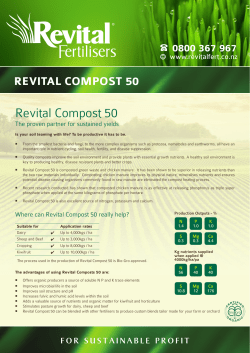 Revital Compost 50 - Revital Fertiliser