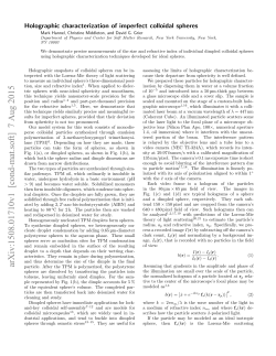 Holographic characterization of imperfect colloidal spheres