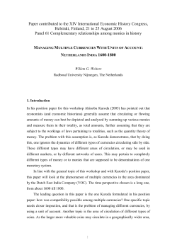 The Overlap between Markets and Spheres of Payment
