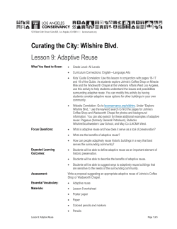 Adaptive Reuse - Los Angeles Conservancy