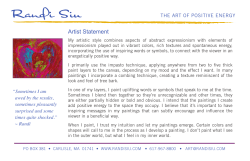 Artist Statement
