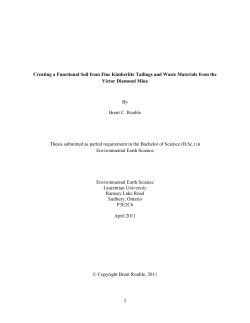 Rouble, B.C. 2011 - Laurentian University