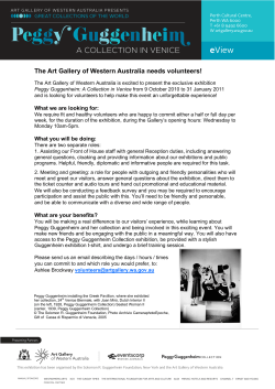 Call for Guggenheim Volunteers.pub