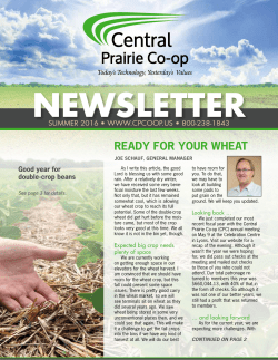 Summer 2016 - Central Prairie Coop