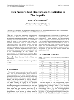 High Pressure Band Structure and Metallization in Zinc Sulphide