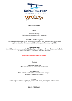 Finger food selections &ndash; below are samples of the types of food that