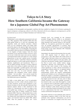 Tokyo to LA Story How Southern California became the Gateway for