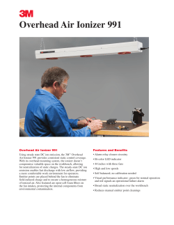 10195-ESD 991 Overhead Ionizer