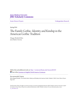 The Family Gothic: Identity and Kinship in the American Gothic